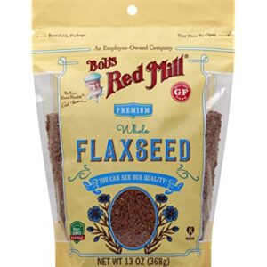 BOBS RED MILL: Premium Whole Flaxseed Brown, 13 oz