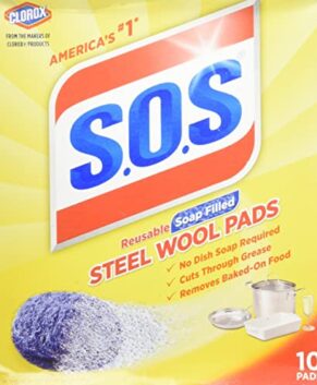 S.O.S Steel Wool Soap Pads 10.0 ea