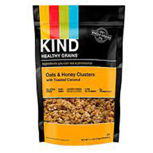KIND Bars, Healthy Grains, Oats & Honey Clusters with Toasted Coconut, 11 oz (pack of 1)