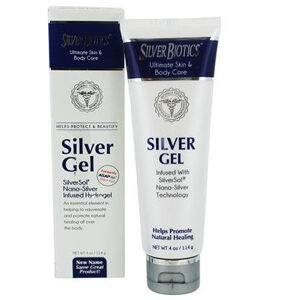 Silver Gel SilverSol Nano-Silver Infused Hydrogel - 4 fl. oz. Formerly ASAP 365 Silver Gel by American Biotech Labs (Pack of 1)