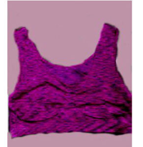 Women's yoga workout easy to wear bra - Purple