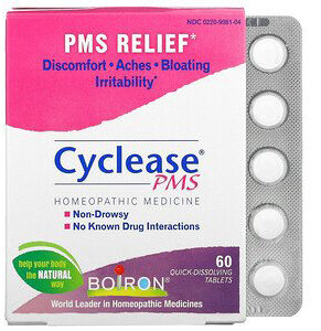 Boiron, Cyclease PMS, 60 Quick-Dissolving Tablets
