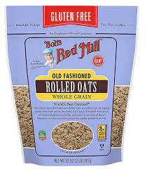 Bob's Red Mill Rolled Oats Old fashioned Gluten Free -- 32 oz