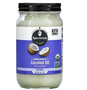 Spectrum Culinary Organic Coconut Oil Expeller Pressed -- 14 fl oz