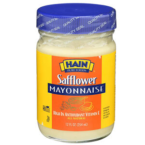 Hain Pure Foods Safflower Mayonnaise -- 12 oz